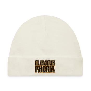 Glamourphobia Glamour Phobia Edel Glitzer Phobie - Baby Premium Organic Mütze - Naturweiß - Vorne