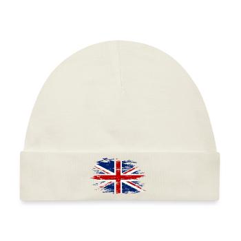 England used - Baby Premium Organic Mütze - Naturweiß - Vorne