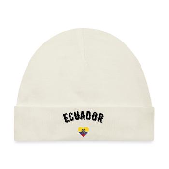 Ecuador - Baby Premium Organic Mütze - Naturweiß - Vorne