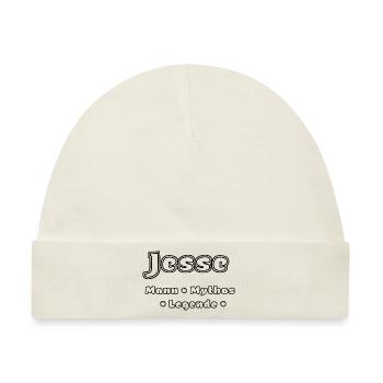 Jesse - der Mann, der Mythos, die Legende - Baby Premium Organic Mütze - Naturweiß - Vorne