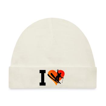 Ski Freestyle Freestyle Ski Slopestyle Herren - Baby Premium Organic Mütze - Naturweiß - Vorne
