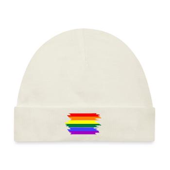 Pride Month, Regenbogen - Baby Premium Organic Mütze - Naturweiß - Vorne
