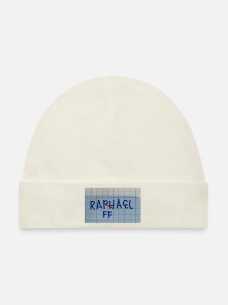 Raffael nicht Raphael - Baby Premium Organic Mütze - Naturweiß