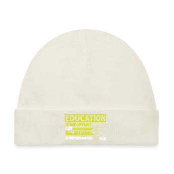 bildung breakdance - Baby Premium Organic Mütze - Naturweiß - Vorne