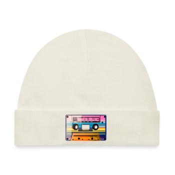 Kassette - Baby Premium Organic Mütze - Naturweiß - Vorne