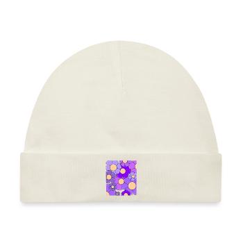 Blumen United - Baby Premium Organic Mütze - Naturweiß - Vorne