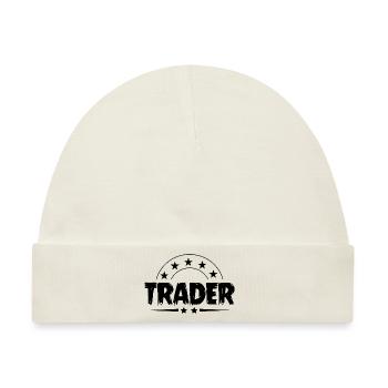 Trader Beruf - Baby Premium Organic Mütze - Naturweiß - Vorne