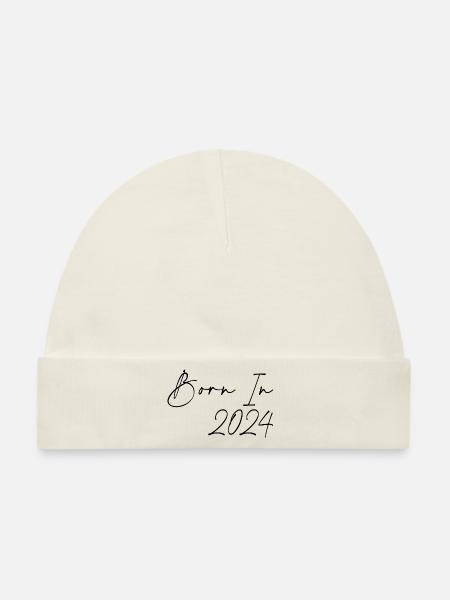 2024 - Baby Premium Organic Mütze - Naturweiß