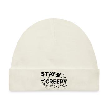 stay creepy - Baby Premium Organic Mütze - Naturweiß - Vorne