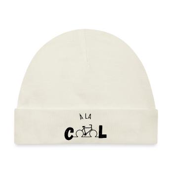 Cool - Fahrrad-Geschenkidee - Baby Premium Organic Mütze - Naturweiß - Vorne