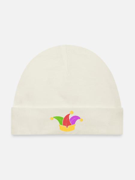 Jester Hat Komiker - Baby Premium Organic Mütze - Naturweiß