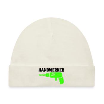 handwerker - Baby Premium Organic Mütze - Naturweiß - Vorne