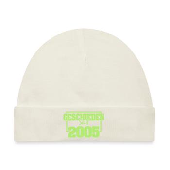 Single 2005 - Baby Premium Organic Mütze - Naturweiß - Vorne