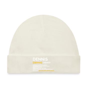Dennis - Baby Premium Organic Mütze - Naturweiß - Vorne