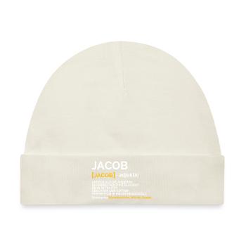 Jacob - Baby Premium Organic Mütze - Naturweiß - Vorne