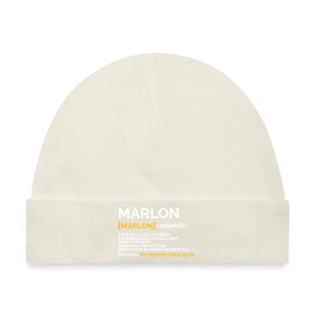 Marlon - Baby Premium Organic Mütze - Naturweiß - Vorne