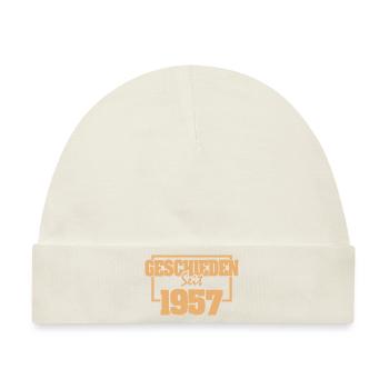 Geschieden 1957 - Baby Premium Organic Mütze - Naturweiß - Vorne