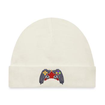 Halloween Dracula Gaming Controller - Baby Premium Organic Mütze - Naturweiß - Vorne
