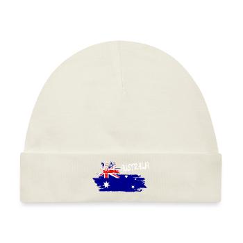 Australien, Australia - Baby Premium Organic Mütze - Naturweiß - Vorne