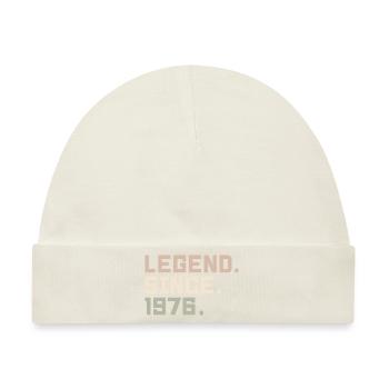 Legenden wurden im 1976 geboren Geschenkideen 1976 - Baby Premium Organic Mütze - Naturweiß - Vorne