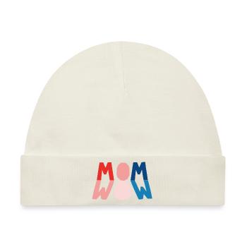 MOM=WOW - Baby Premium Organic Mütze - Naturweiß - Vorne