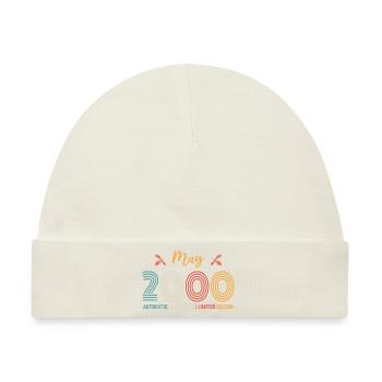 Mai 2000 Jubiläum Mai 2000 Retro - Baby Premium Organic Mütze - Naturweiß - Vorne