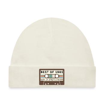 Das Beste von 1981 - Baby Premium Organic Mütze - Naturweiß - Vorne