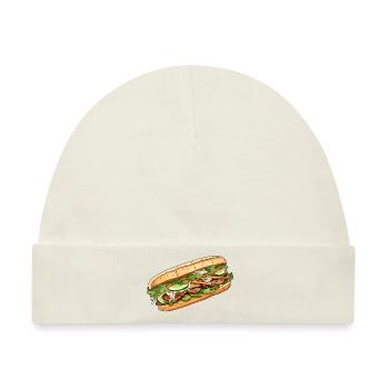 Banh Mi Vietnam - Baby Premium Organic Mütze - Naturweiß - Vorne