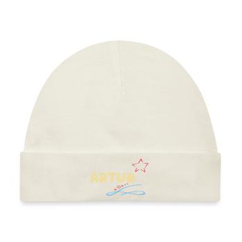 Geschenk für Artur - Baby Premium Organic Mütze - Naturweiß - Vorne