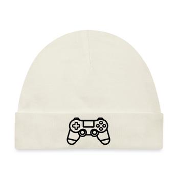 Controller für Videospiele - Baby Premium Organic Mütze - Naturweiß - Vorne