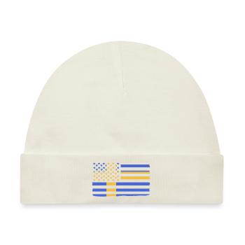 Schweden Schwedisch - Baby Premium Organic Mütze - Naturweiß - Vorne