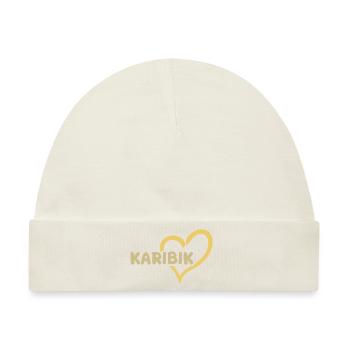 Karibik - Baby Premium Organic Mütze - Naturweiß - Vorne