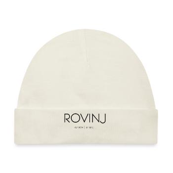 Rovinj, Rovigno, Istrien, Kroatien, Europa, Adria - Baby Premium Organic Mütze - Naturweiß - Vorne