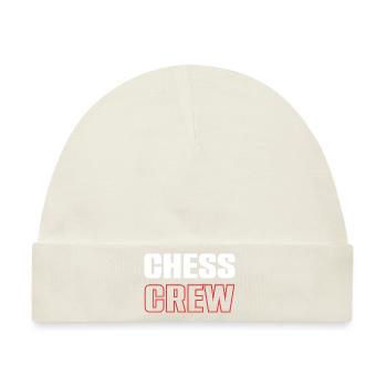 Chess Crew - Baby Premium Organic Mütze - Naturweiß - Vorne