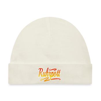 Ruhrpott - Baby Premium Organic Mütze - Naturweiß - Vorne