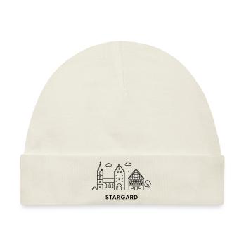 Die Stadt Stargard - Baby Premium Organic Mütze - Naturweiß - Vorne