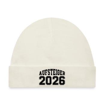 aufsteiger 2026 - Baby Premium Organic Mütze - Naturweiß - Vorne