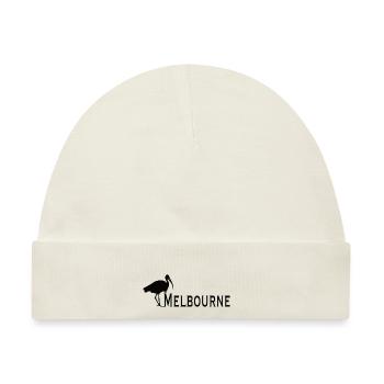 Bin Chicken Melbourne - Baby Premium Organic Mütze - Naturweiß - Vorne