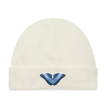 Fliegendes Kunstwerk - Schmetterling - Baby Premium Organic Mütze - Naturweiß - Vorne