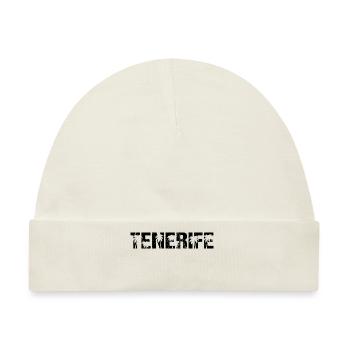 Tenerife Palmen Insel Teneriffa - Baby Premium Organic Mütze - Naturweiß - Vorne