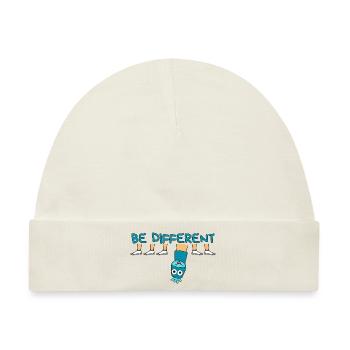 BE DIFFERENT Socke / Sei anders Socke - Baby Premium Organic Mütze - Naturweiß - Vorne