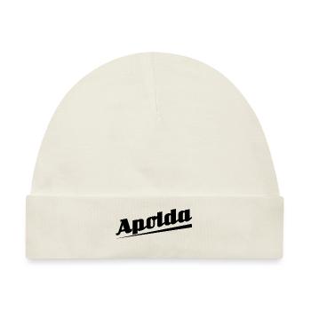 Apolda - Textdesign mit Stadtnamen - Baby Premium Organic Mütze - Naturweiß - Vorne