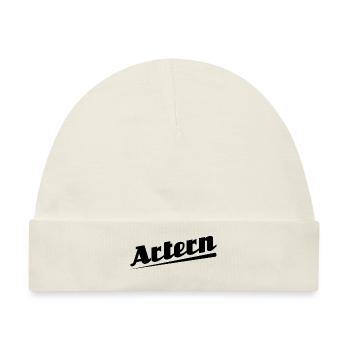 Artern - Textdesign mit Stadtnamen - Baby Premium Organic Mütze - Naturweiß - Vorne