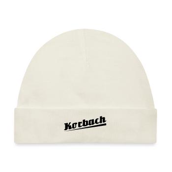 Korbach - Textdesign mit Stadtnamen - Baby Premium Organic Mütze - Naturweiß - Vorne
