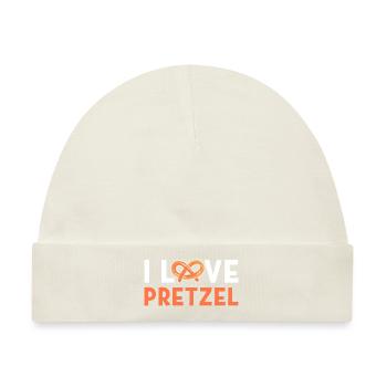 Brezel - Baby Premium Organic Mütze - Naturweiß - Vorne