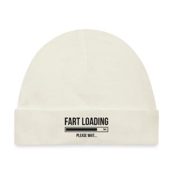 Furz Laden Lustiger Witz Humor Witz Stinkendes Geschenk - Baby Premium Organic Mütze - Naturweiß - Vorne