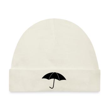 regenschirm - Baby Premium Organic Mütze - Naturweiß - Vorne