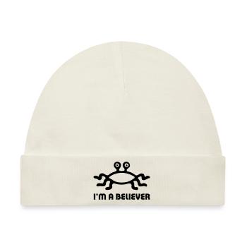 FSM Believer - Baby Premium Organic Mütze - Naturweiß - Vorne