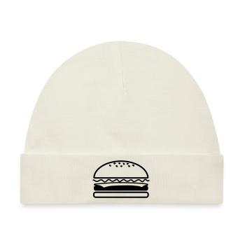 Buger - Baby Premium Organic Mütze - Naturweiß - Vorne