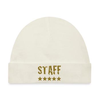 staff - Baby Premium Organic Mütze - Naturweiß - Vorne
